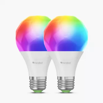 Nanoleaf Essentials Smart Bulbs - pack de 2 A60-E27