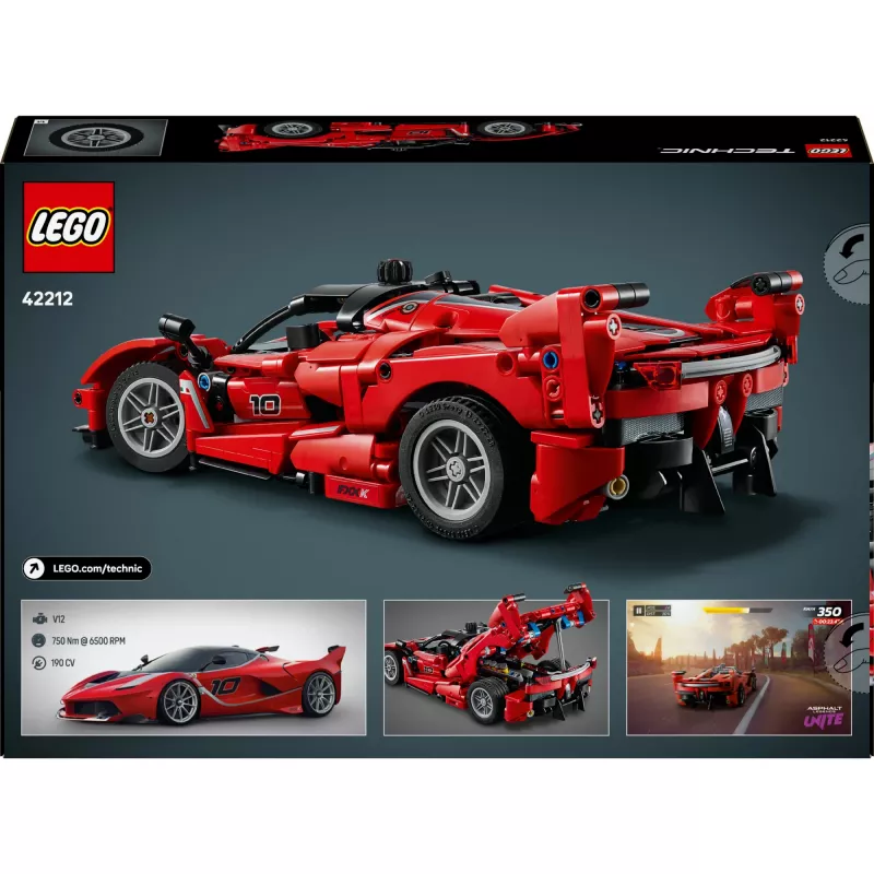 LEGO Technic Ferrari FXX K modelo à escala 1:10, 897 peças, a partir dos 10 anos