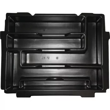 Inserto de ferramentas para peças pequenas P-83668, inserto preto, para mala MAKPAC