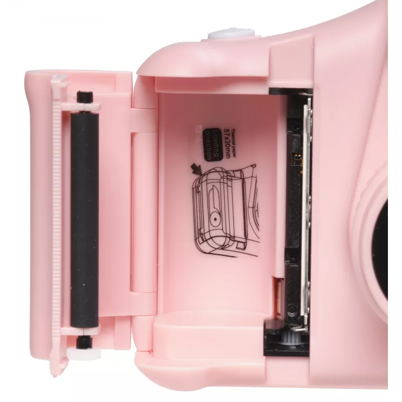 Denver KPC-1370P câmara digital infantil com impressora térmica, LCD de 2,8", rosa