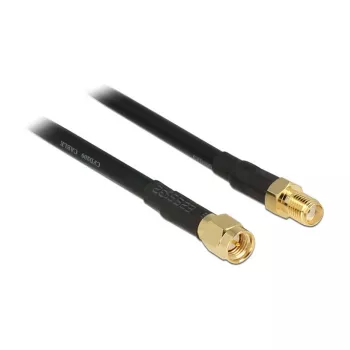 Cabo coaxial DeLOCK 88930 0,9 m SMA preto
