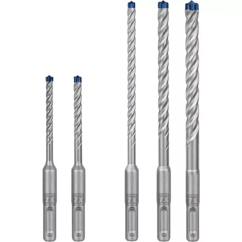 Bosch Expert SDS-plus-7X conjunto de brocas para martelo, 5 peças, 5/6/8/10 mm