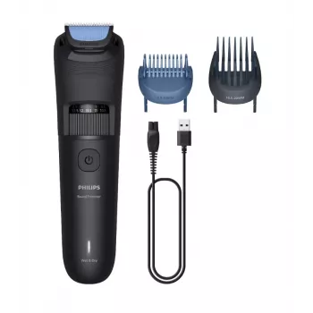 Aparador de barba Philips Série 3000 BT3620/15 - 40 definições de comprimento, lâminas arredondadas