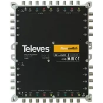 Multiswitch de satélite Televes 714603 9 entradas 25 saídas