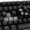 Teclado Ducky Origin Phantom preto universal USB QWERTZ alemão