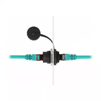 DeLOCK ficha macho de encastrar RJ45 Cat.6 IP67 à prova de água e pó preto