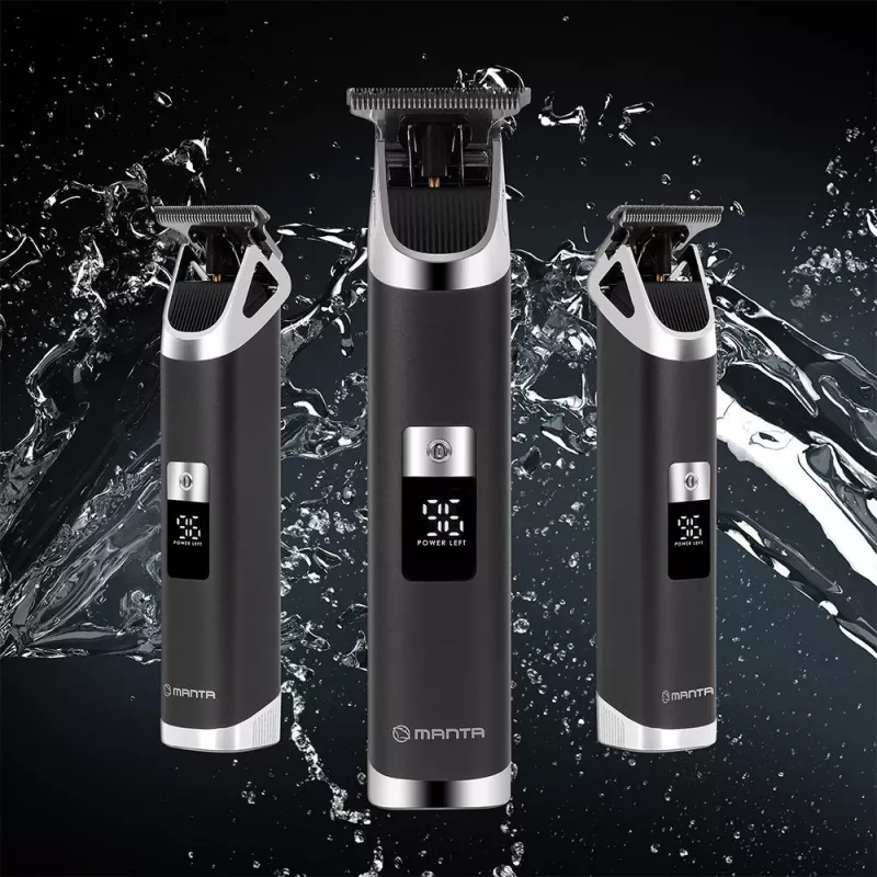 Aparador de barba Manta HT-02BK Trimo, preto