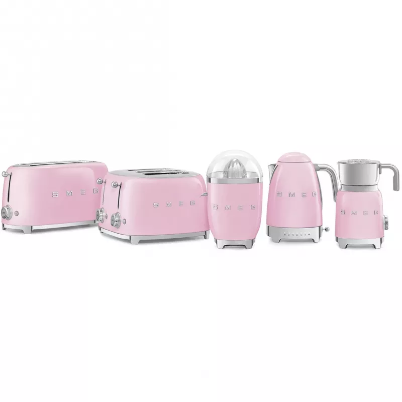 Torradeira Smeg 50's Style TSF02PKEU rosa