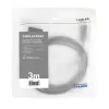 Adaptador de cabo de vídeo LogiLink CV0132 DisplayPort para DVI 3m preto