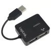 Hub USB LOGILINK UA0139 – 4 portas USB 2.0, 480 Mbit/s, preto