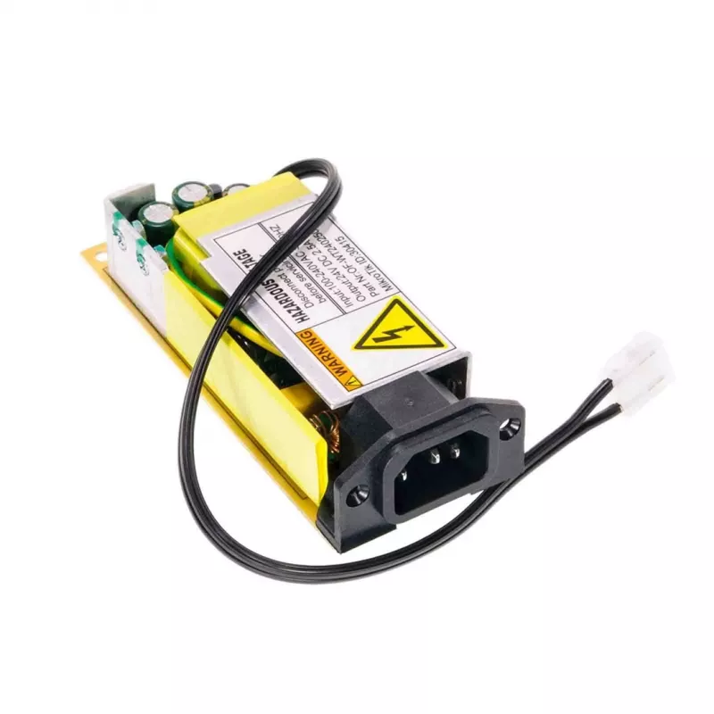 Fonte de alimentação MikroTik 24V2APOW, 24 V, 60 W, para interiores, preto/amarelo