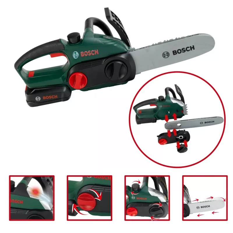 Conjunto de lenhador de brincar KLEIN modelo 8197 – ferramentas de brincar para jogos de exterior e floresta imaginativos