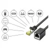 Goodconnections 8070VR-050S Cabo de rede Ethernet preto