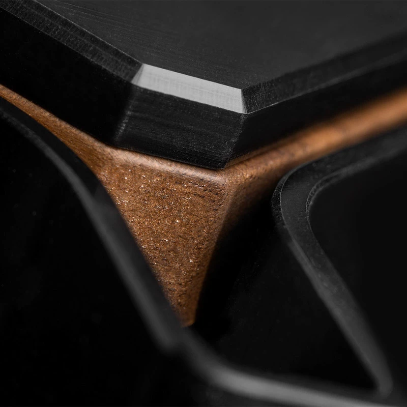 Acessório de decoração EK Water Blocks Wood Walnut
