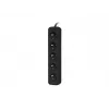 Lanberg PS0-05E-0300-BK cabo de extensão 3 m 5 saídas AC interior preto (PS0-05E-0300-BK)