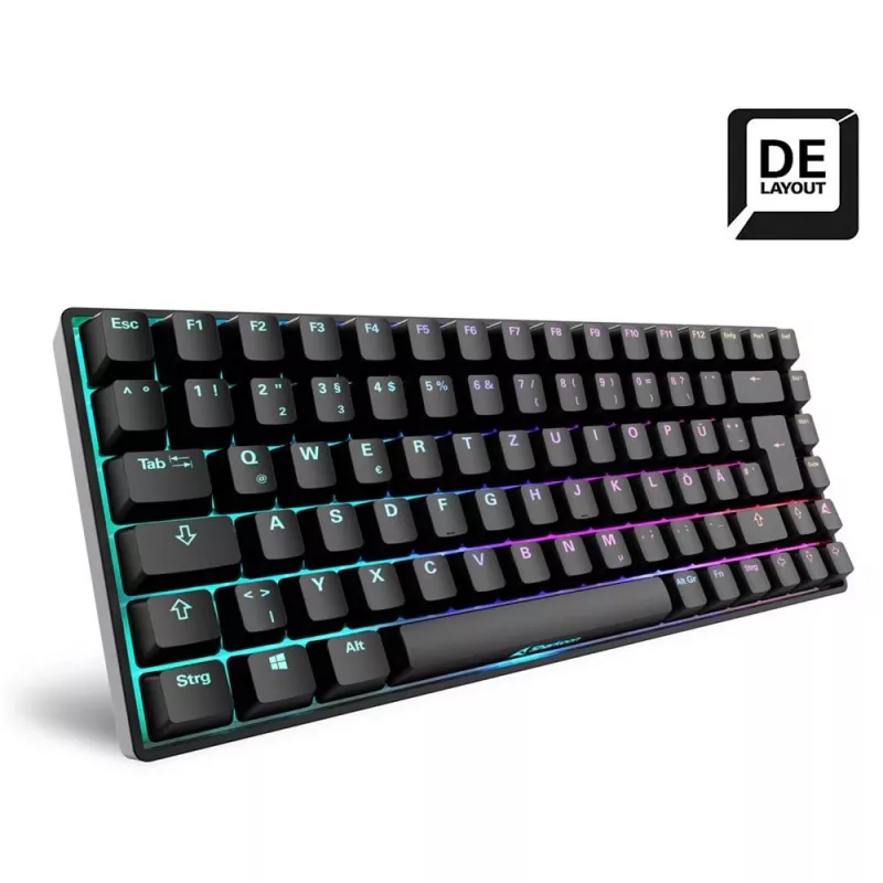 Sharkoon SKILLER SGK50 S3 Teclado Gaming USB QWERTZ alemão preto