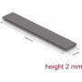 Almofada térmica DeLOCK 18470 3,2 W/m·K cinzento 20x120x2 mm
