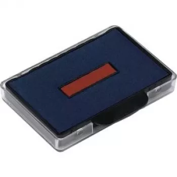 Trodat 6/56/2 Almofada de substituição para carimbo, azul/vermelho