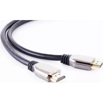 Cabo HDMI ShiverPeaks 10-41025 — 1 m, fichas metálicas, suporte 10K, preto