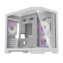 Darflash FT418 caixa de computador + 6 ventoinhas aRGB (branco)