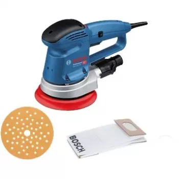 Lixadora excêntrica Bosch GEX 34-150 Professional 12000 rpm 24000 OPM preto, azul, cinzento, vermelho