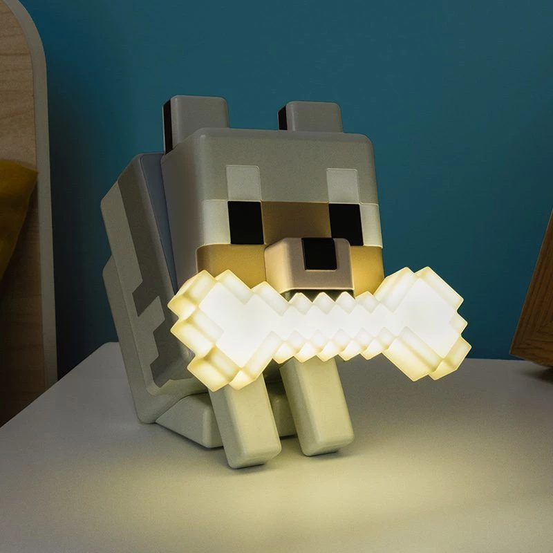 Luz Paladone Minecraft Wolf GloBuddies