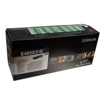 Toner Lexmark E460X31E 10000 páginas preto