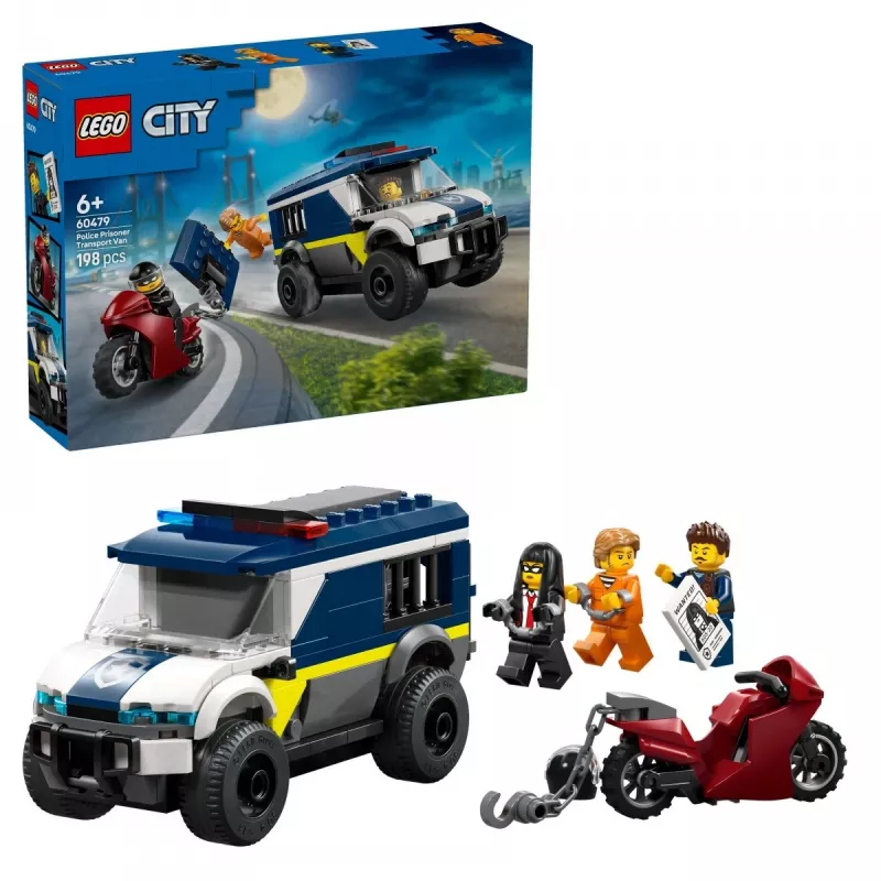 LEGO CITY 60479 Transportador de Prisioneiros da Polícia