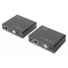 Digitus 4K HDMI HDBaseT™ 2.0 Conjunto extensor KVM, 100 m
