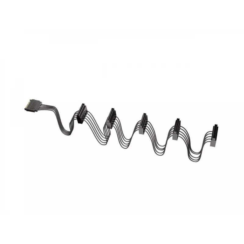 Chassis rack Lanberg SC01-6502-12B 2U preto 7 ventoinhas