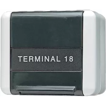 Caixa de embutir JUNG 854 W — caixa de instalação 75×86×58 mm, para montagem embutida, preta/branca
