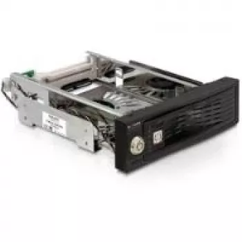DeLOCK 5,25 Baía móvel para HDD SATA de 3,5 - Rack de armazenamento móvel - 8,9 cm (3.5) (47199)