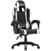 Cadeira gaming CANYON Core SGCH2 — preto/branco, design ergonómico, altura ajustável