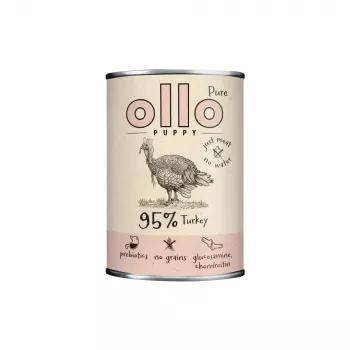 OLLO Puppy Pure Peru - Comida húmida para cães - 400 g