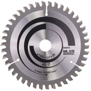 Lâmina de serra circular Bosch Multi Material, Multi, 19 cm, 3 cm, 1,8 mm, 2,4 mm, HLTCG (High-Low Triple Chip Grind)