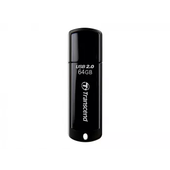Pen drive USB Transcend JetFlash 350 64GB, USB 2.0, Preto