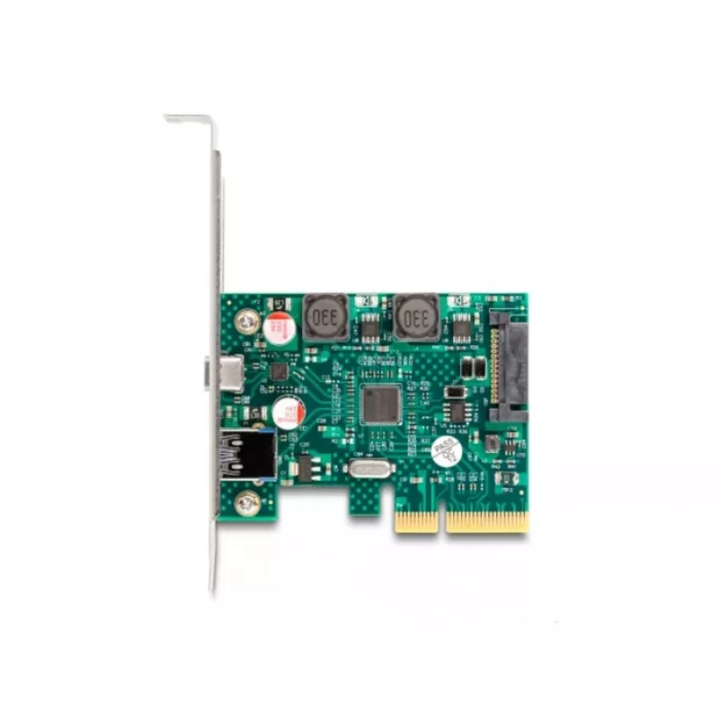 DeLOCK Placa PCI Express x4 1 x USB Type-C 1 x USB Type-A 10 Gbit/s