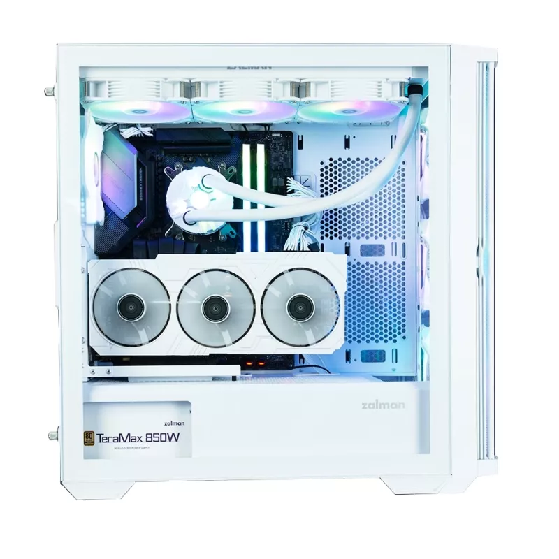 Zalman Z10 DUO ATX ZM-IF120 x4 branco
