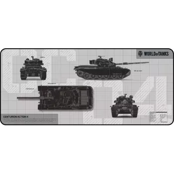 Tapete de rato DEFENDER WT90 edição limitada WORLD OF TANKS