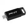 PNY Elite, 128 GB, USB Type-C, 3.2 Gen 1 (3.1 Gen 1), 120 MB/s, Dia, Preto