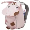 Mochila de criança Affenzahn Little Friend Tonie Pig rosa/castanho – pequena mochila de dia para criança