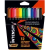 Canetas de feltro BIC Intensity Up embalagem com 12 unid. 978004