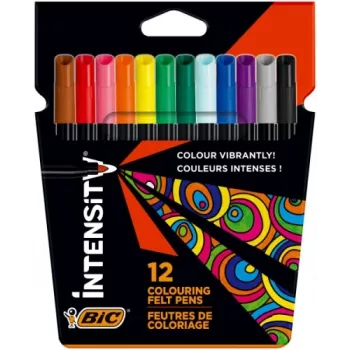 Canetas de feltro BIC Intensity Up embalagem com 12 unid. 978004