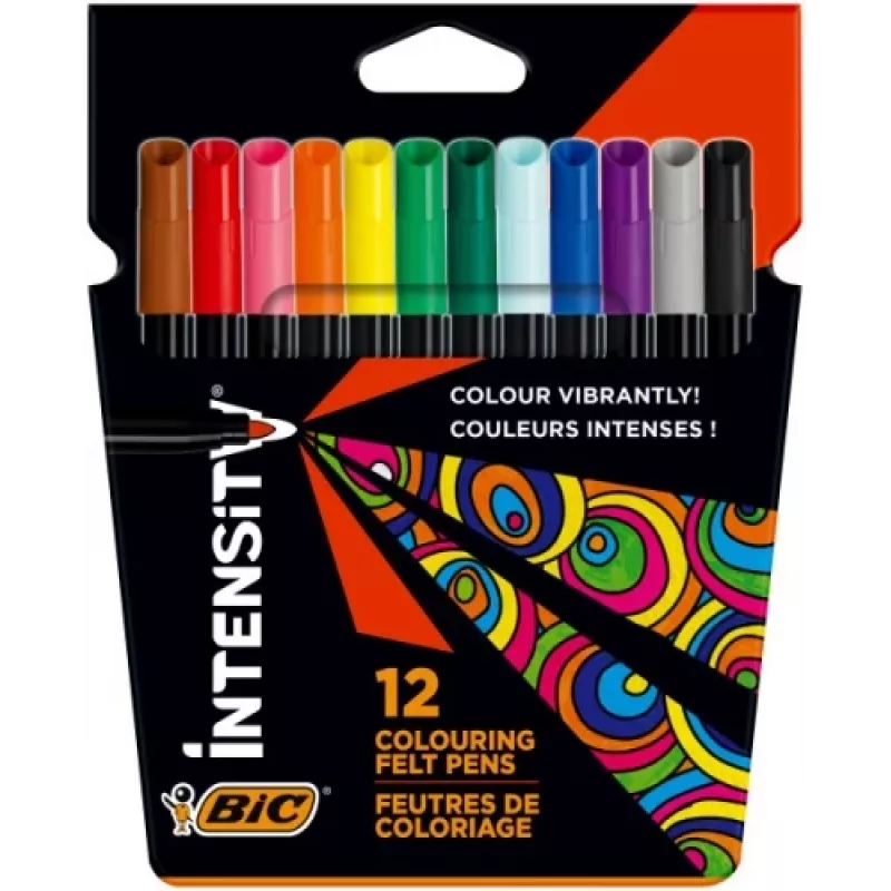 Canetas de feltro BIC Intensity Up embalagem com 12 unid. 978004