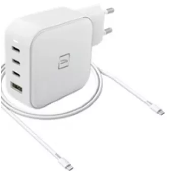 Carregador para dispositivos móveis Tucano MA-GAN100-EU-W universal branco AC carregamento rápido