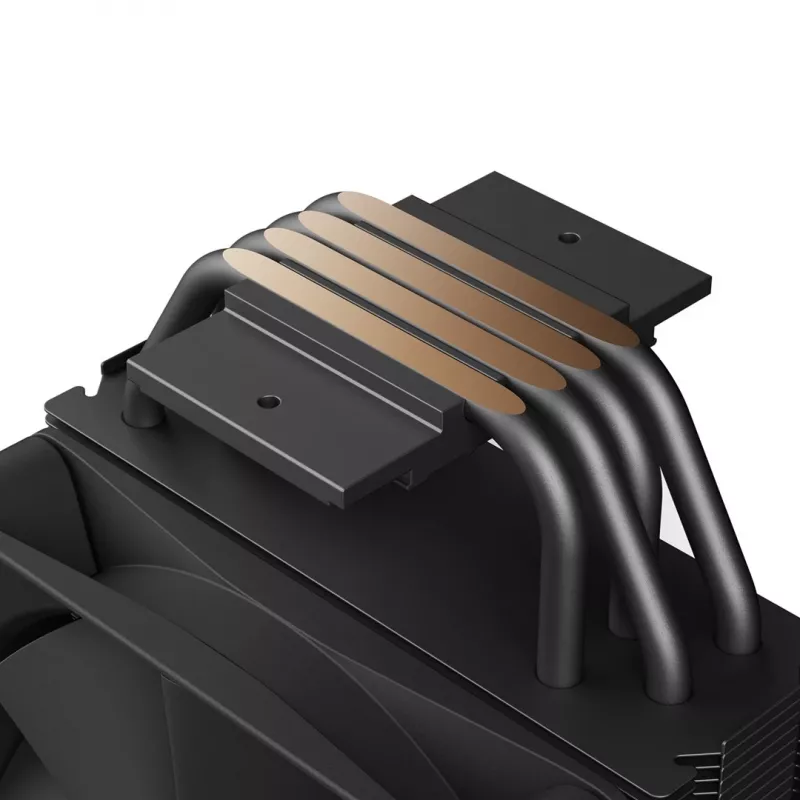 Arrefecedor de CPU NZXT T120 RGB 12 cm preto 1 unid.