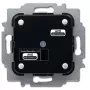 Atuador elétrico Busch-Jaeger 6212/1.1, 230 V, 80 W, Preto/Prateado, 71×71×45 mm