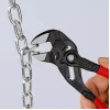 Knipex 86 01 180 chave de tenaz, 180 mm, abertura máx. 40 mm, ajustável em 15 posições, vermelha