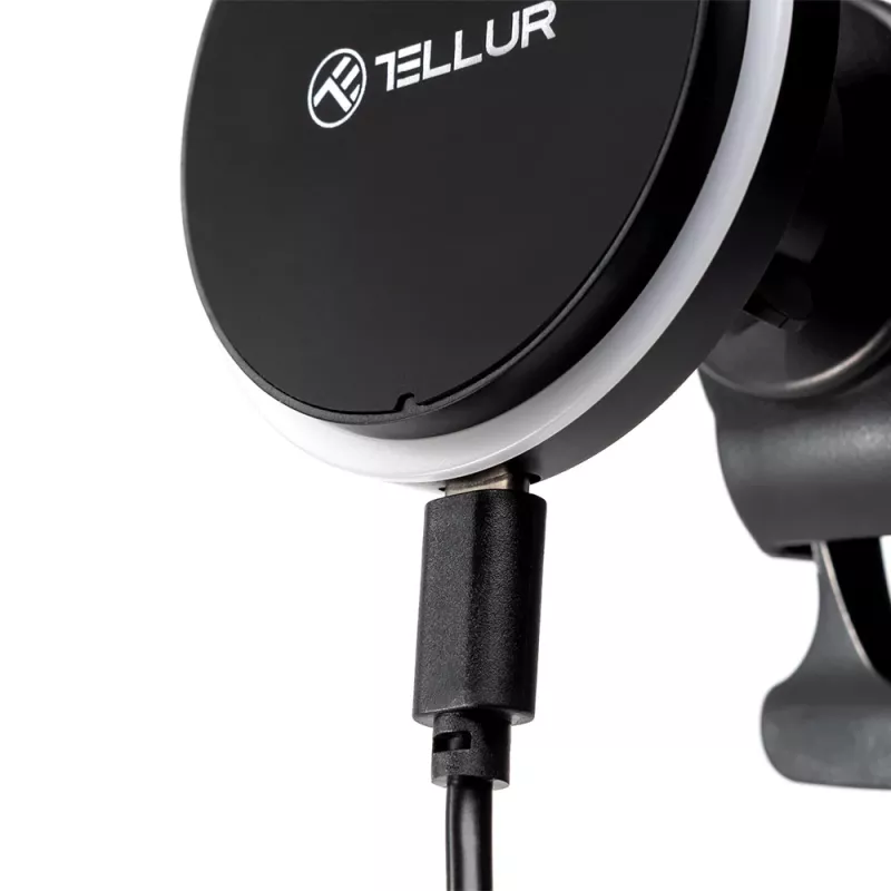 Carregador de automóvel sem fios Tellur TLL151431 compatível com MagSafe 15W preto para smartphones