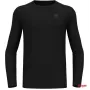 Odlo BL TOP Crew Neck L/S MERINO 200 t-shirt homem, tamanho M, preto